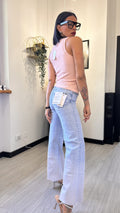 TOP CANETTATO SHINE ROSA