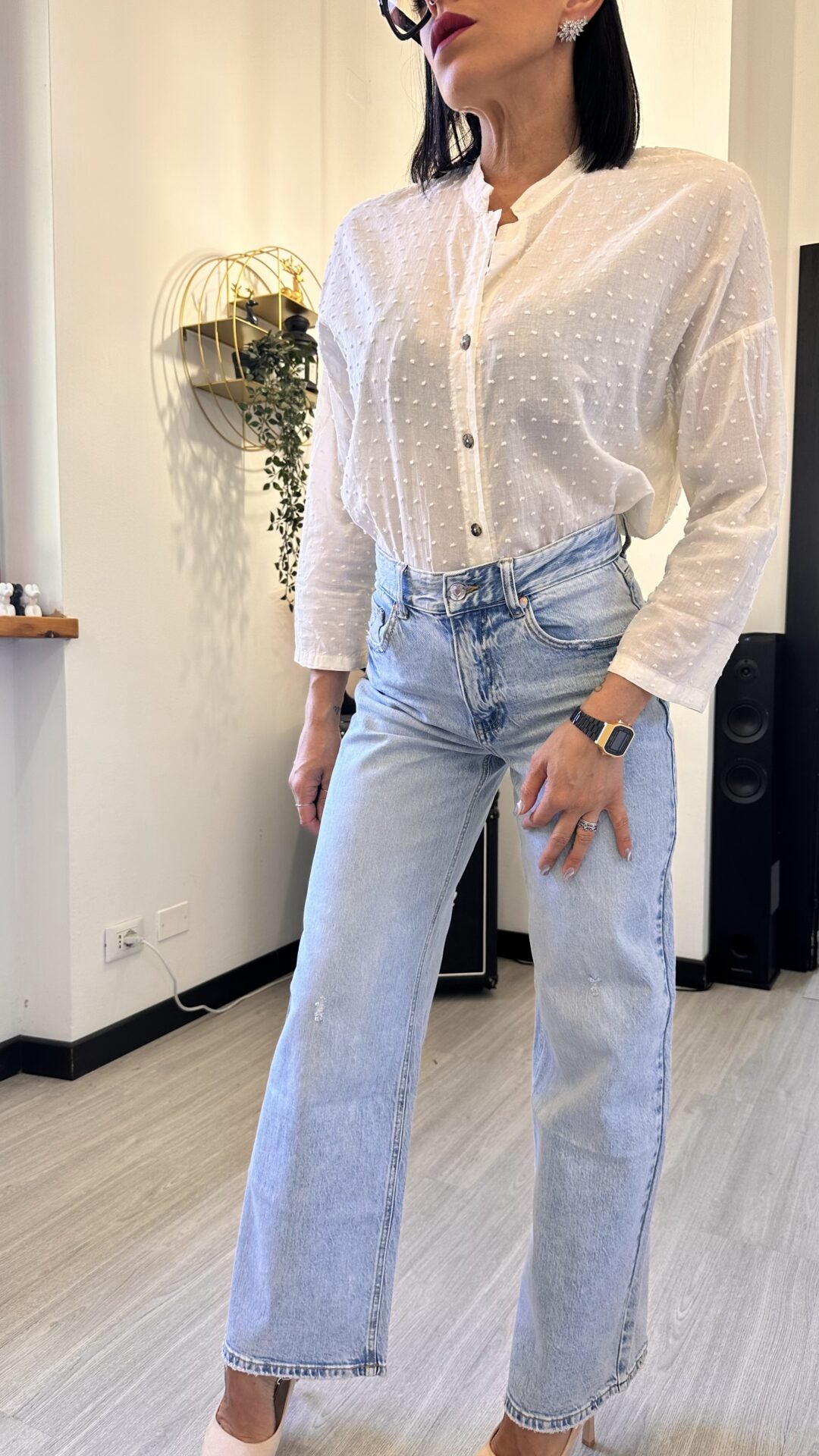 CAMICIA POIS RICAMATI