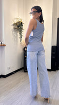 CANOTTA LUREX CELESTE