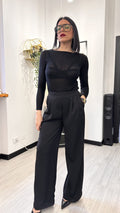 PANTALONE ELEGANTE MORBIDO A PALAZZO