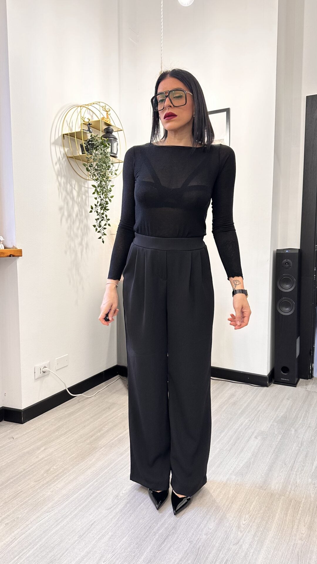 PANTALONE ELEGANTE MORBIDO A PALAZZO
