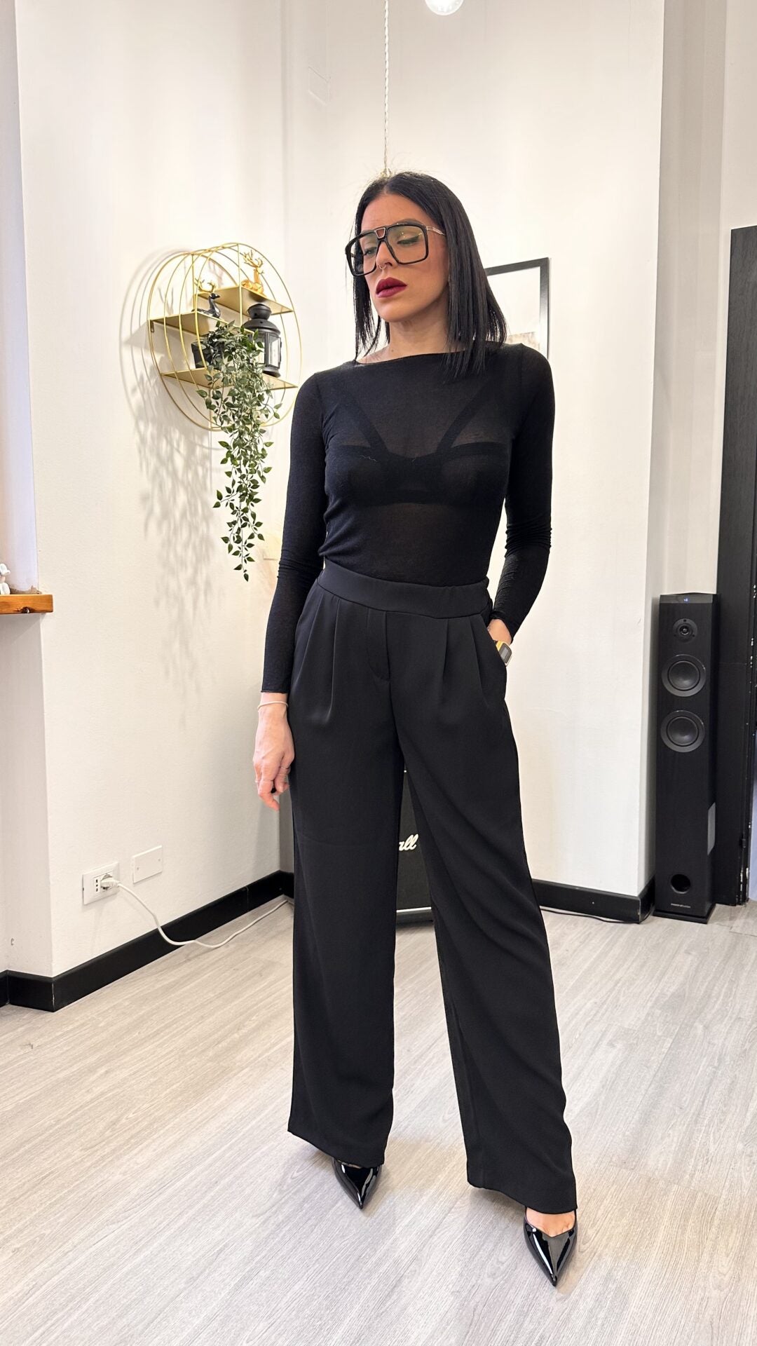 PANTALONE ELEGANTE MORBIDO A PALAZZO