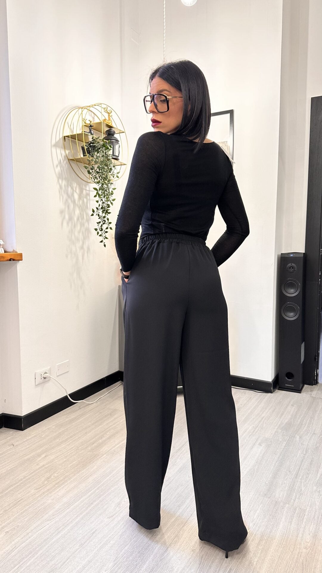 PANTALONE ELEGANTE MORBIDO A PALAZZO