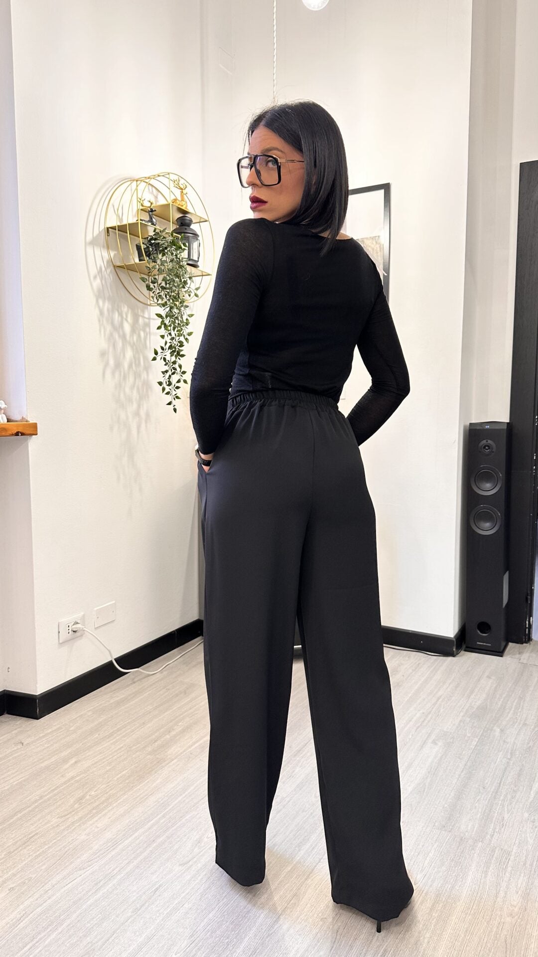 PANTALONE ELEGANTE MORBIDO A PALAZZO
