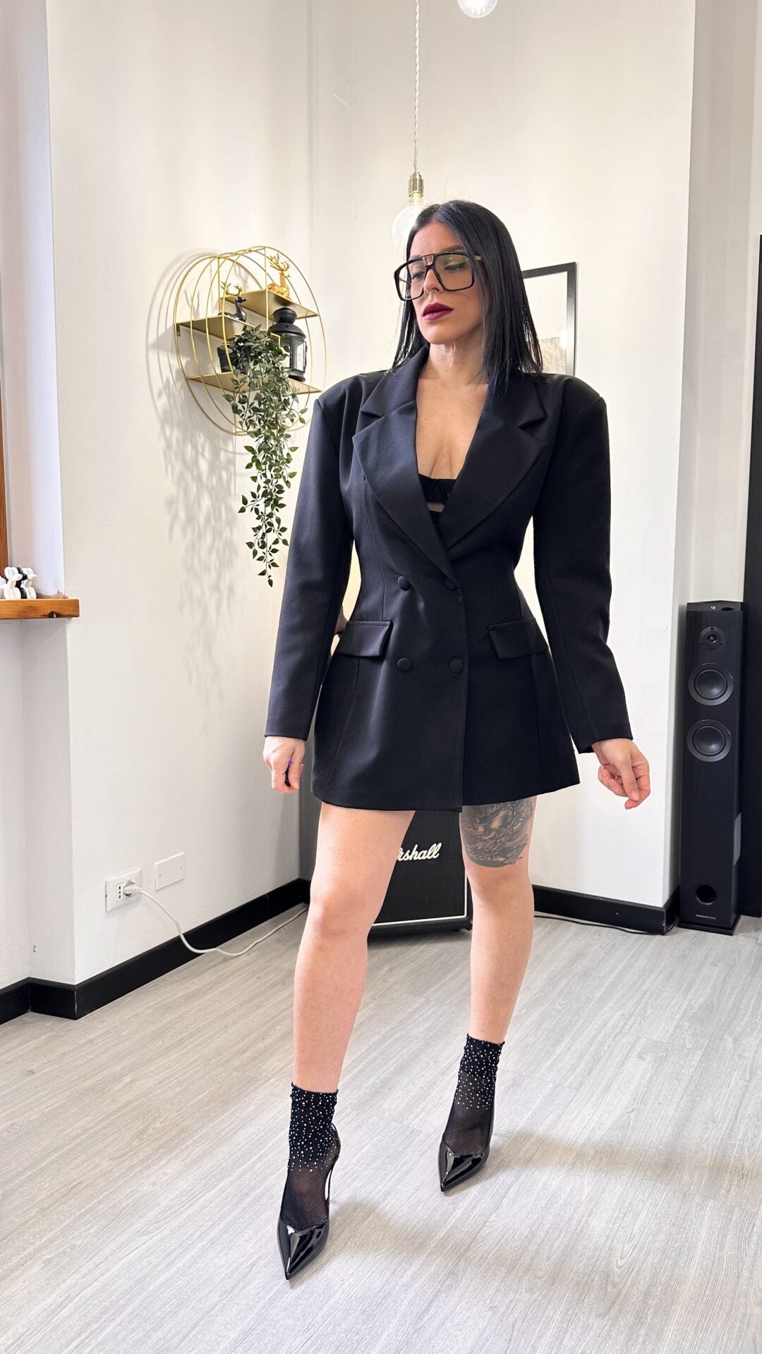 ABITO BLAZER SILHOUETTE NERO