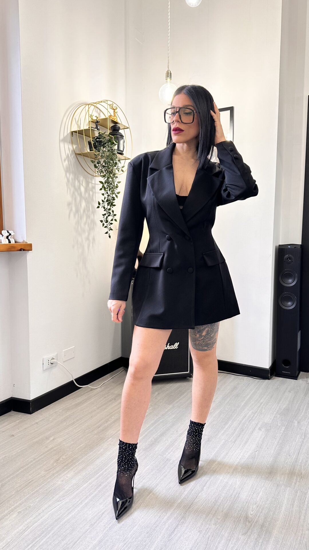 ABITO BLAZER SILHOUETTE NERO