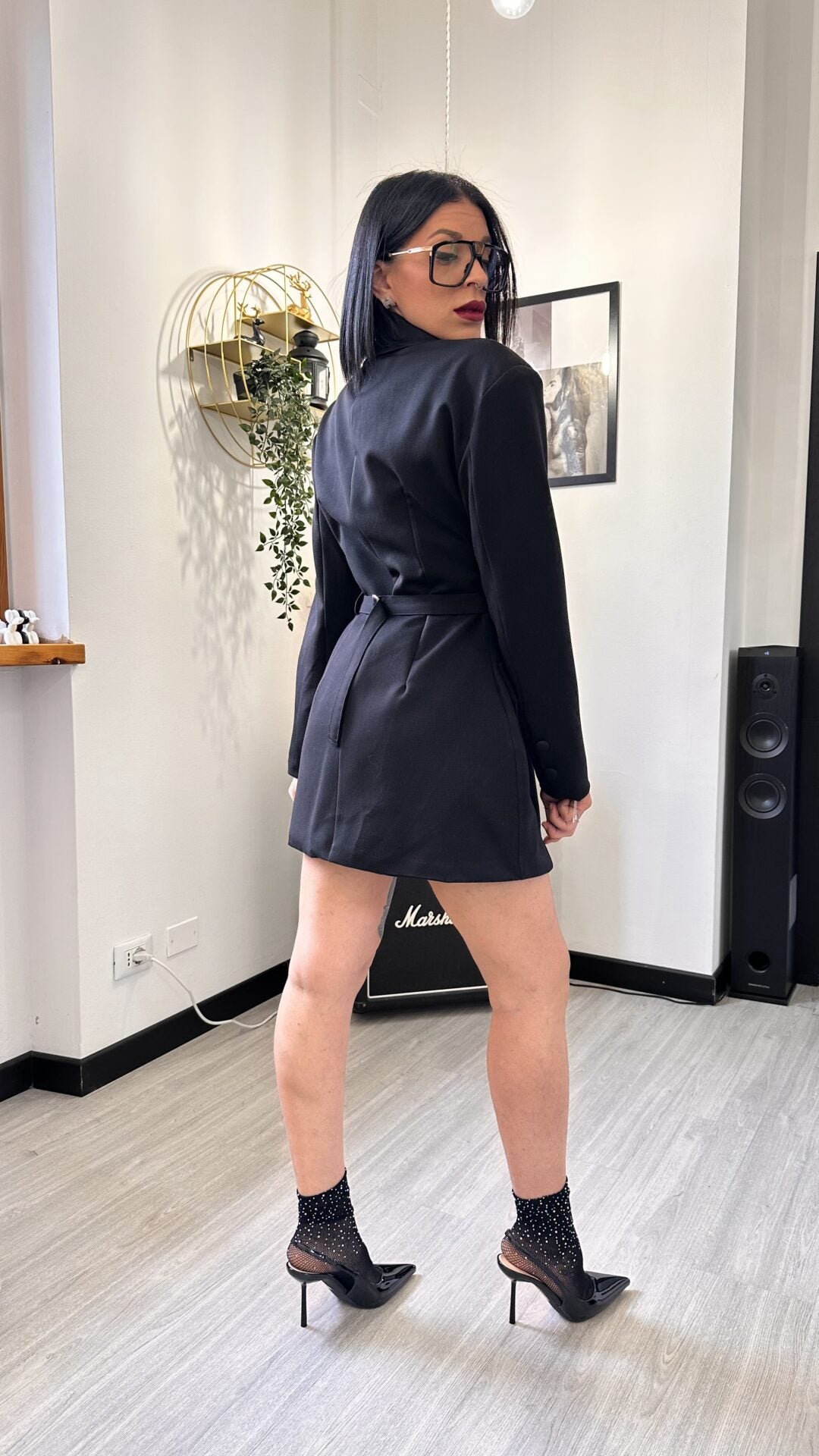 ABITO BLAZER SILHOUETTE NERO