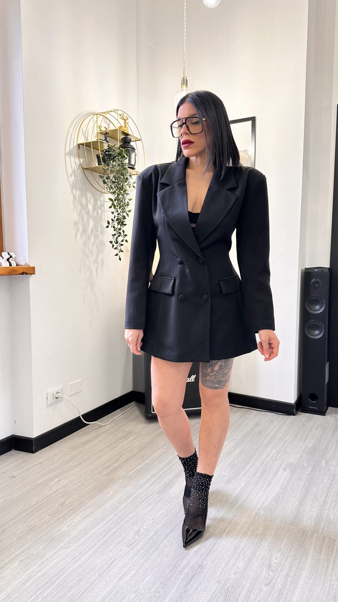 ABITO BLAZER SILHOUETTE NERO