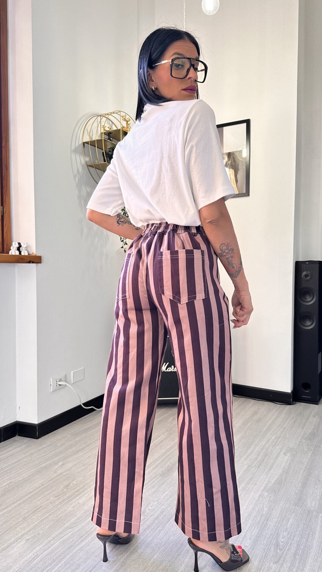JEANS RIGA TAUPE/CIOCCOLATO