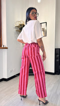 JEANS RIGA ROSA/BORDEAUX