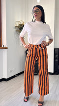 JEANS RIGA ARANCIO/CIOCCO