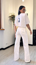 T-SHIRT SPALLINE IMBOTTITE BIANCO