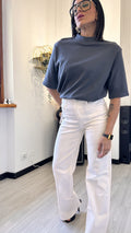 T-SHIRT TAGLIO UOMO GRIGIA SCURA