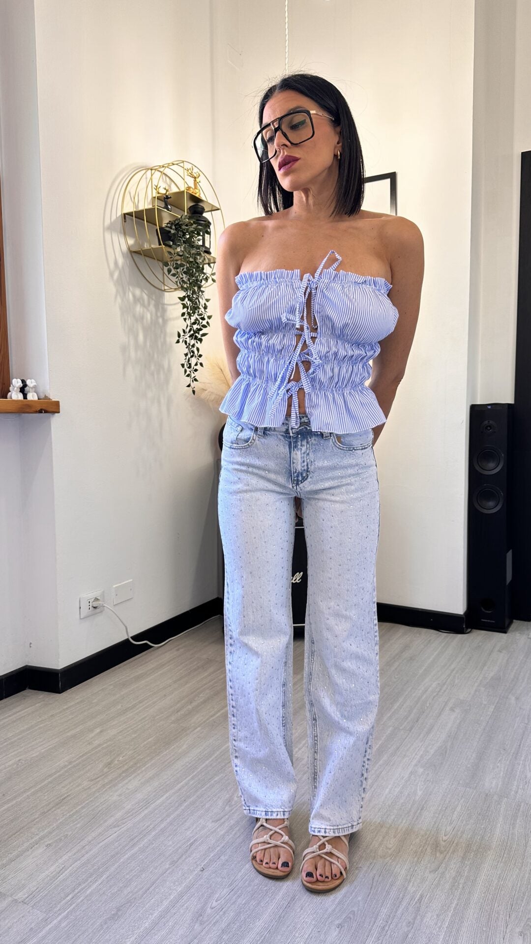 2306 JEANS SHINE CHIARO