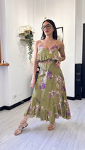 ABITO FLOREALE GREEN