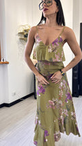 ABITO FLOREALE GREEN