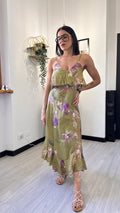 ABITO FLOREALE GREEN