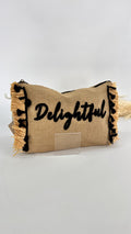 POCHETTE IN PAGLIUZZA NERA