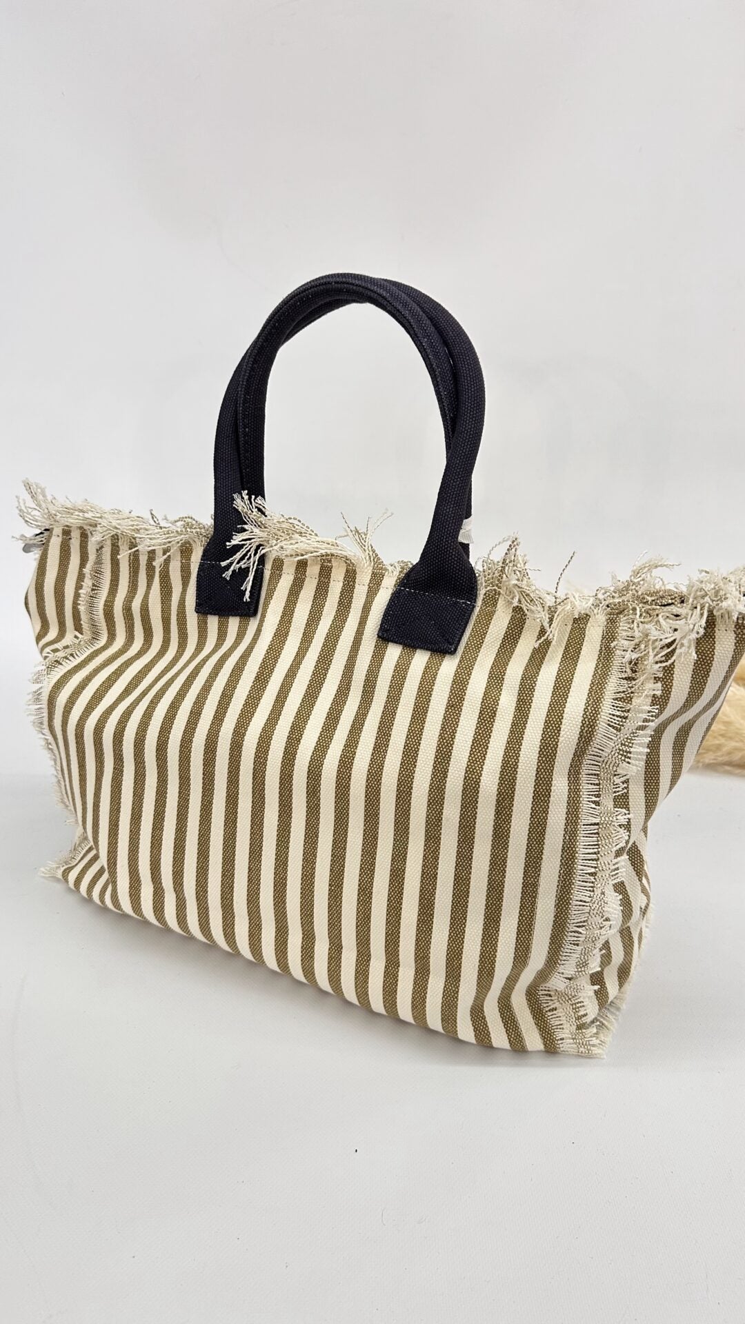 BORSA SUN BEACH A RIGHE BEIGE
