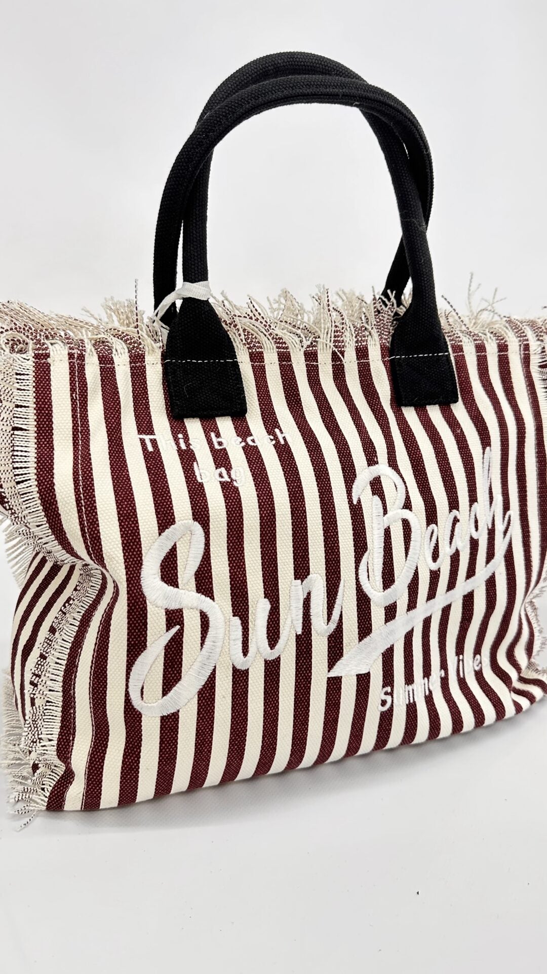 BORSA SUN BEACH A RIGHE BORDEAUX