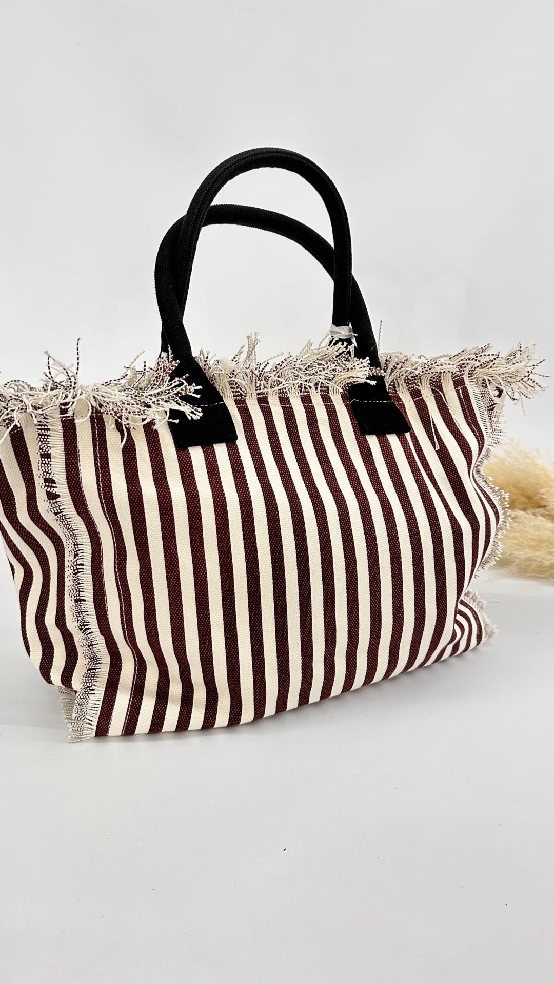 BORSA SUN BEACH A RIGHE BORDEAUX