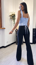 CORSETTO CON FIOCCO AZZURRO (S)
