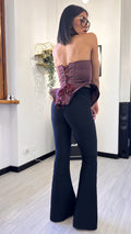 CORSETTO DIVA BORDEUAX