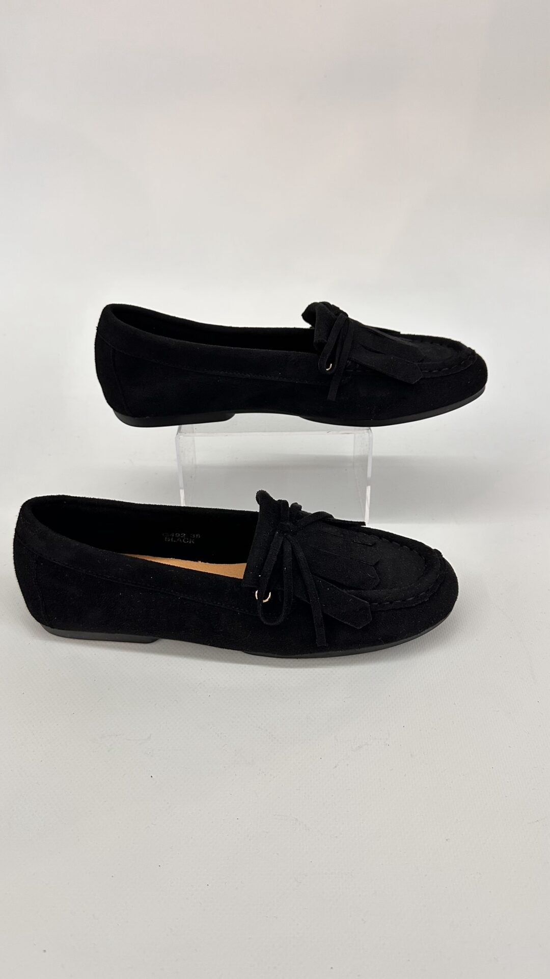 MOCASSINO SCAMOSCIATO NERO (36)