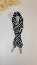 TRACOLLA BORSA ZEBRA AZZURRA