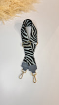 TRACOLLA BORSA ZEBRA AZZURRA