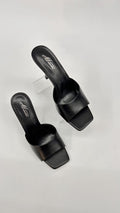 MULES IN ECOPELLE NERO
