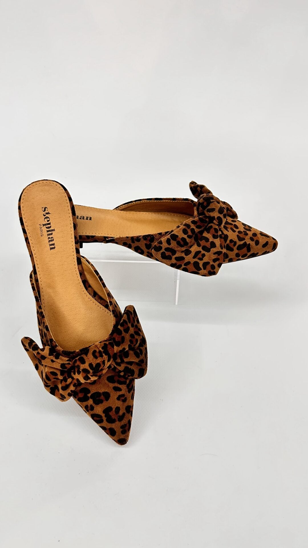 SABOT CON FIOCCO LEOPARDATO