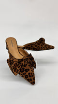 SABOT CON FIOCCO LEOPARDATO