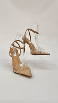 DECOLLETE APERTA TRASPARENTE BEIGE