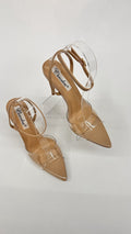 DECOLLETE APERTA TRASPARENTE BEIGE
