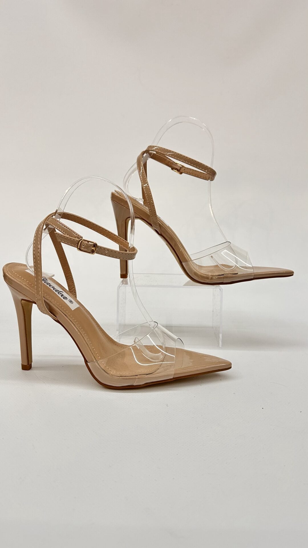 DECOLLETE APERTA TRASPARENTE BEIGE