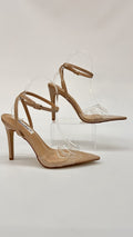 DECOLLETE APERTA TRASPARENTE BEIGE