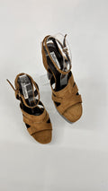 SANDALO CON PLATEAU CAMEL
