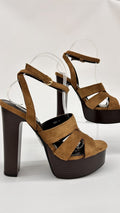 SANDALO CON PLATEAU CAMEL