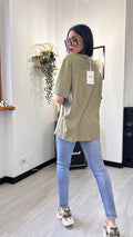 T-SHIRT MILITARE OVERSIZE