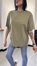 T-SHIRT MILITARE OVERSIZE