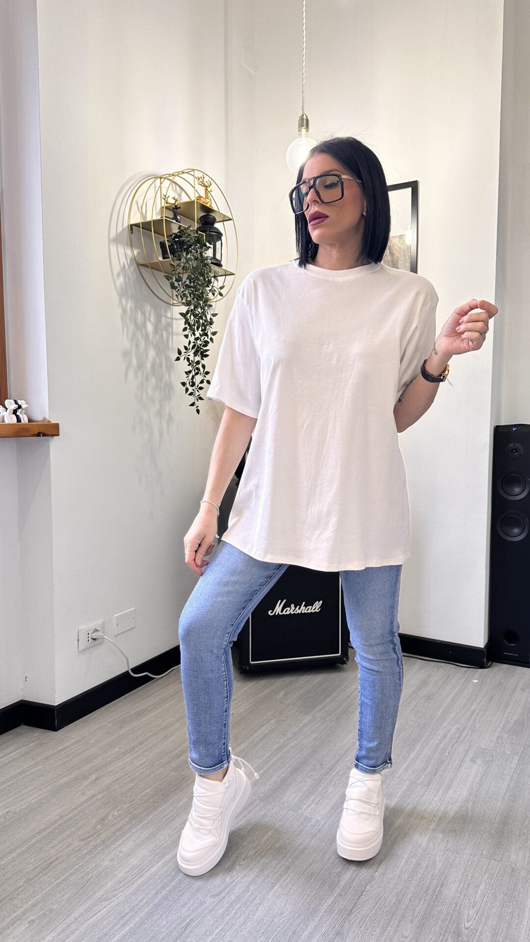 T-SHIRT BIANCA OVERSIZE