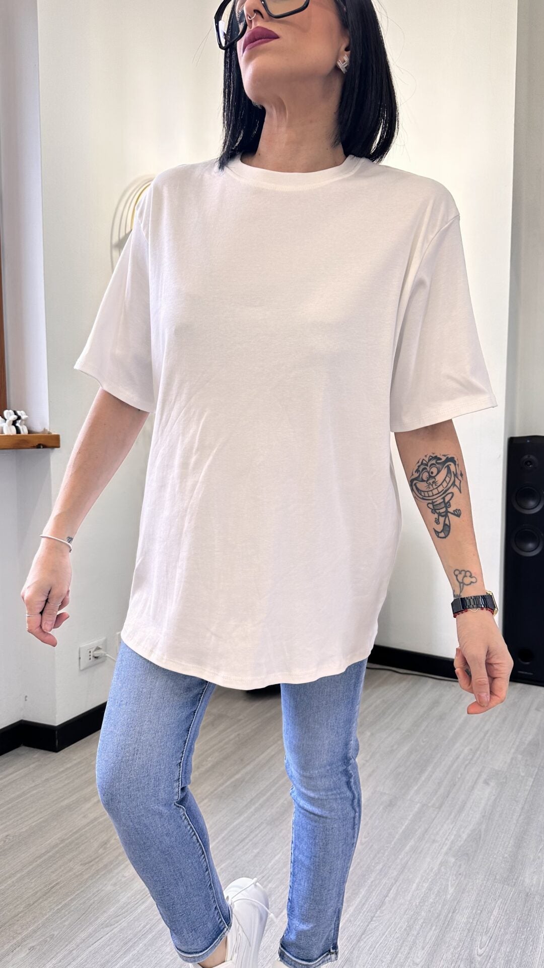 T-SHIRT BIANCA OVERSIZE