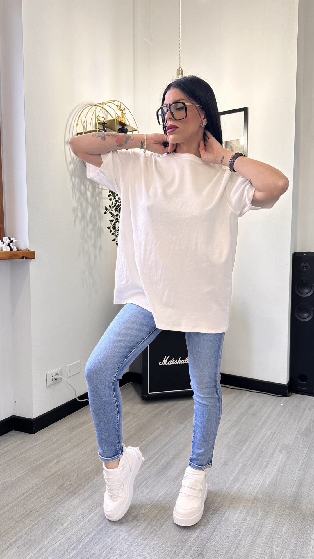 T-SHIRT BIANCA OVERSIZE