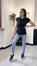 T-SHIRT NERA SLIM