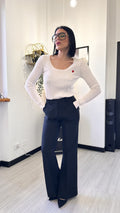 PANTALONE A PALAZZO ELEGANTE