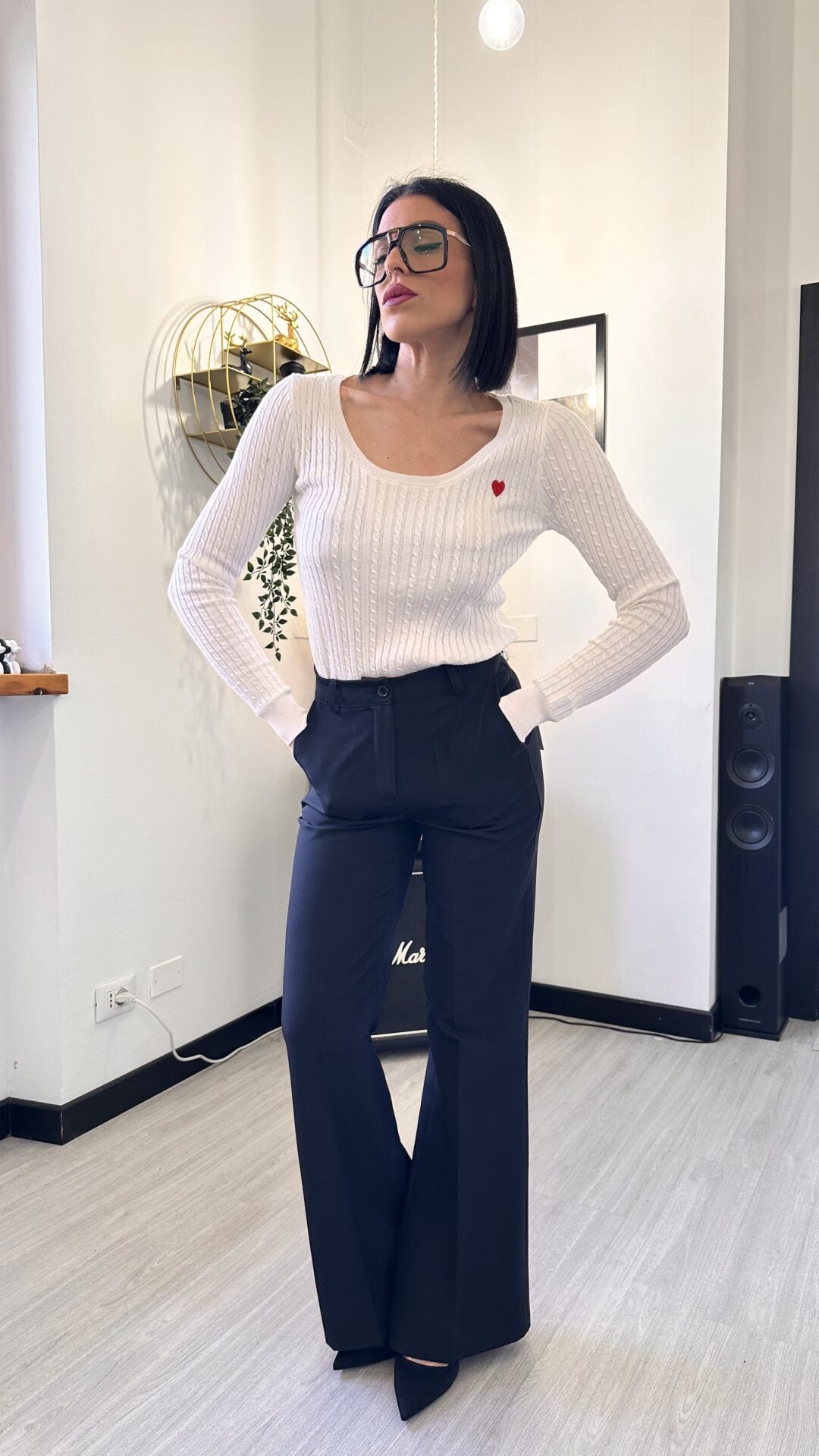 PANTALONE A PALAZZO ELEGANTE