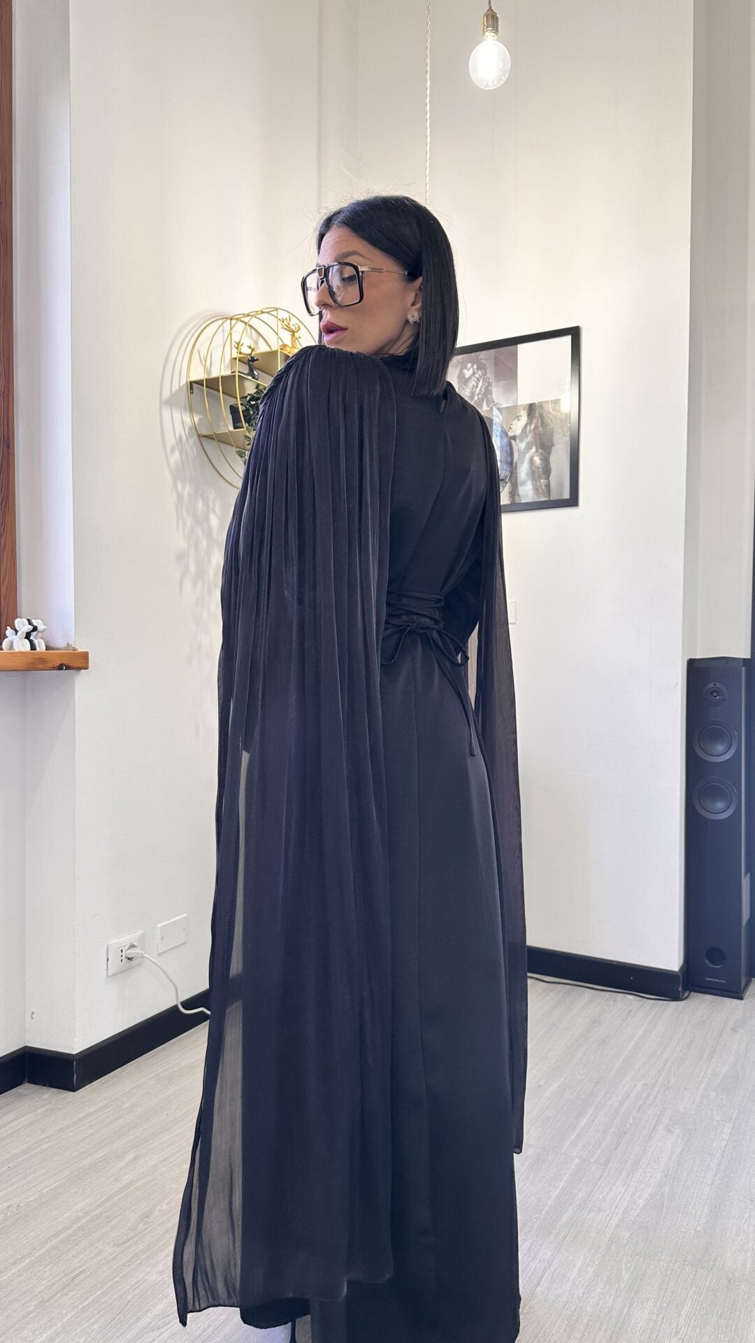 ABITO LAMINATO CERIMONIA NERO