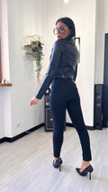 CHIODO IN ECOPELLE NERO