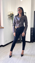 CHIODO IN ECOPELLE MARRONE